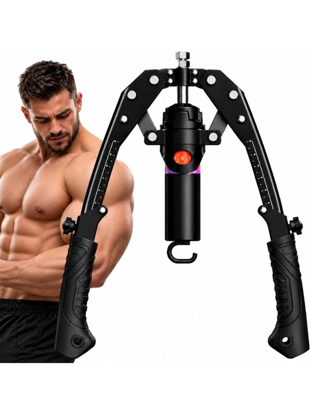 Adjustable Resistance Arm Trainer - Twister Chest Workout Equipment for Strength
